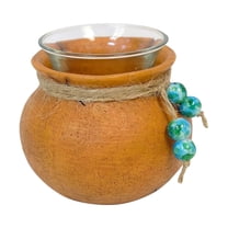 Votive Candle Holder in Southwest Resin Jar Home Decor (A Set of 2) Tea Light Holder