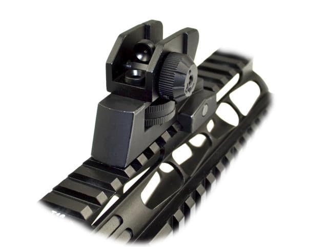 DB TAC Rear Sight Aluminum Picatinny/Weaver Complete Match-Grade 4/15 Back up