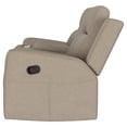 thumbnail image 6 of Brentwood Upholstered Motion Reclining Loveseat Taupe, 6 of 14