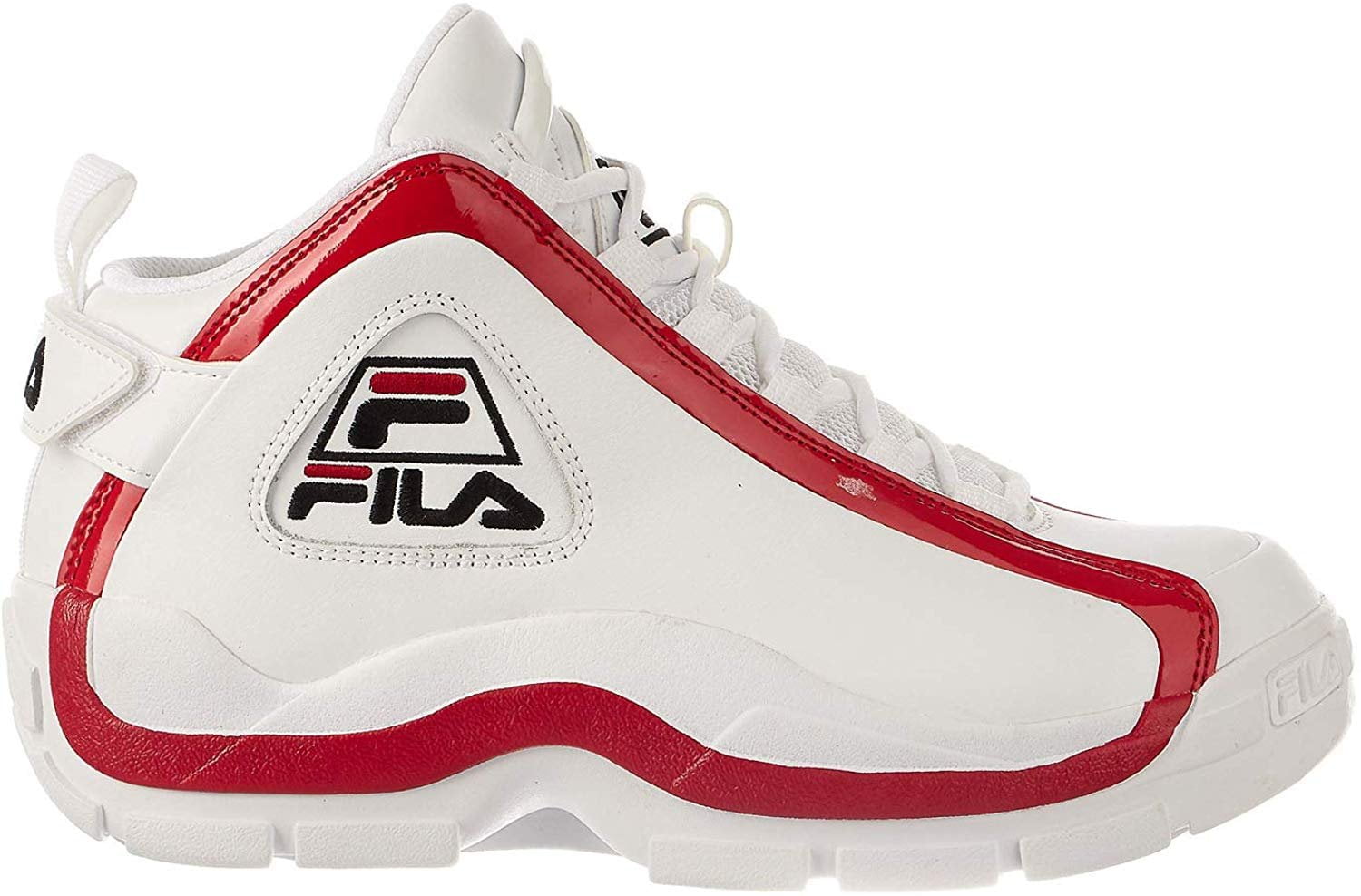 FILA - Fila Men’s Grant Hill 2 Sneakers (12 D(M) US, White/Fila Red ...