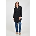 thumbnail image 4 of Blusa larga translucida Roman Fashion /Juvenil, 770 (Negro) negro G, 4 of 4