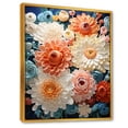 thumbnail image 2 of Designart "Submerged Bouquet Of Red And White Corals" Coastal Coral Under Water Floater Framed Wall Decor, 2 of 5