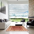 thumbnail image 7 of Ahgly Company Machine Washable Indoor Square Industrial Modern Red Area Rugs, 7' Square, 7 of 7
