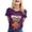 A-Dark Purple77, variant on Womens T-Shirts Summer Short Sleeve Crew Neck Relaxed Novelty Graphic Tees Holiday Gatherings Party Fun Daily Casual Tops
