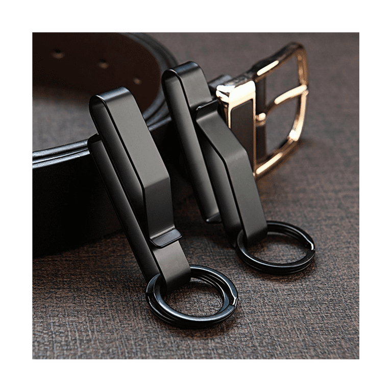 Metal key holder for belt best sale