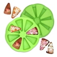 thumbnail image 5 of Juego de 2 moldes de silicona para tartas, moldes de silicona para hornear, moldes redondos para tartas, moldes de silicona para pizza para pan de maíz, brownies, magdalenas (rojo y verde), 5 of 5
