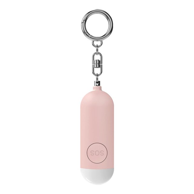 Dailydealuk Llavero de s de autodefensa con linterna LED Loud Secure Protect Rosado shamjiam Alarmas de autodefensa