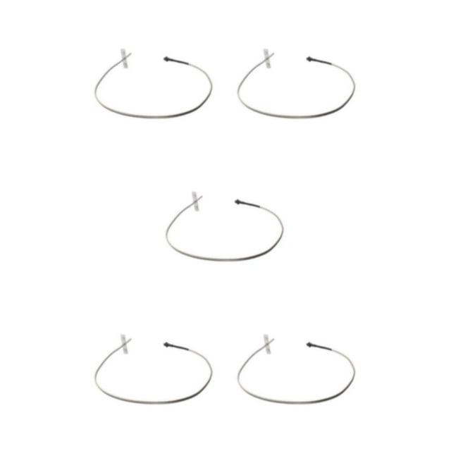 Decodeary Durable Metal For Long-lasting Performances Silver Easy Installation Without 5Set