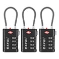 thumbnail image 1 of Candado de equipaje ANVIL TSA008 Core con combinación de 4 dígitos (3, negro), 1 of 1