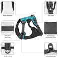 thumbnail image 4 of Dog Harness, Blue Sea horses No Pull Pet Harness Dog Leash, Step-in Dog Vest Harness, No Choke Reflective Adjustable Puppy Vest for Small Medium Large Dogs, 4 of 6