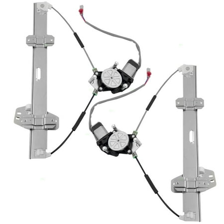- Driver and Passenger Front Power Window Lift Regulators & Motors Assemblies Replacement for Honda Civic Sedan 72250S04A04 72210S04A03