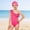 Hot Pink, variant on Girls Swim Suit 1 Piece Swimsuit Quick Drying Bikini Swimwear 13-14 Years
