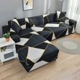 thumbnail image 1 of Sectional Sofa Covers Stretch Couch Slipcovers for L Shape Sectional Couch Chaise Sofa Furniture Protector Covers, 1 of 7