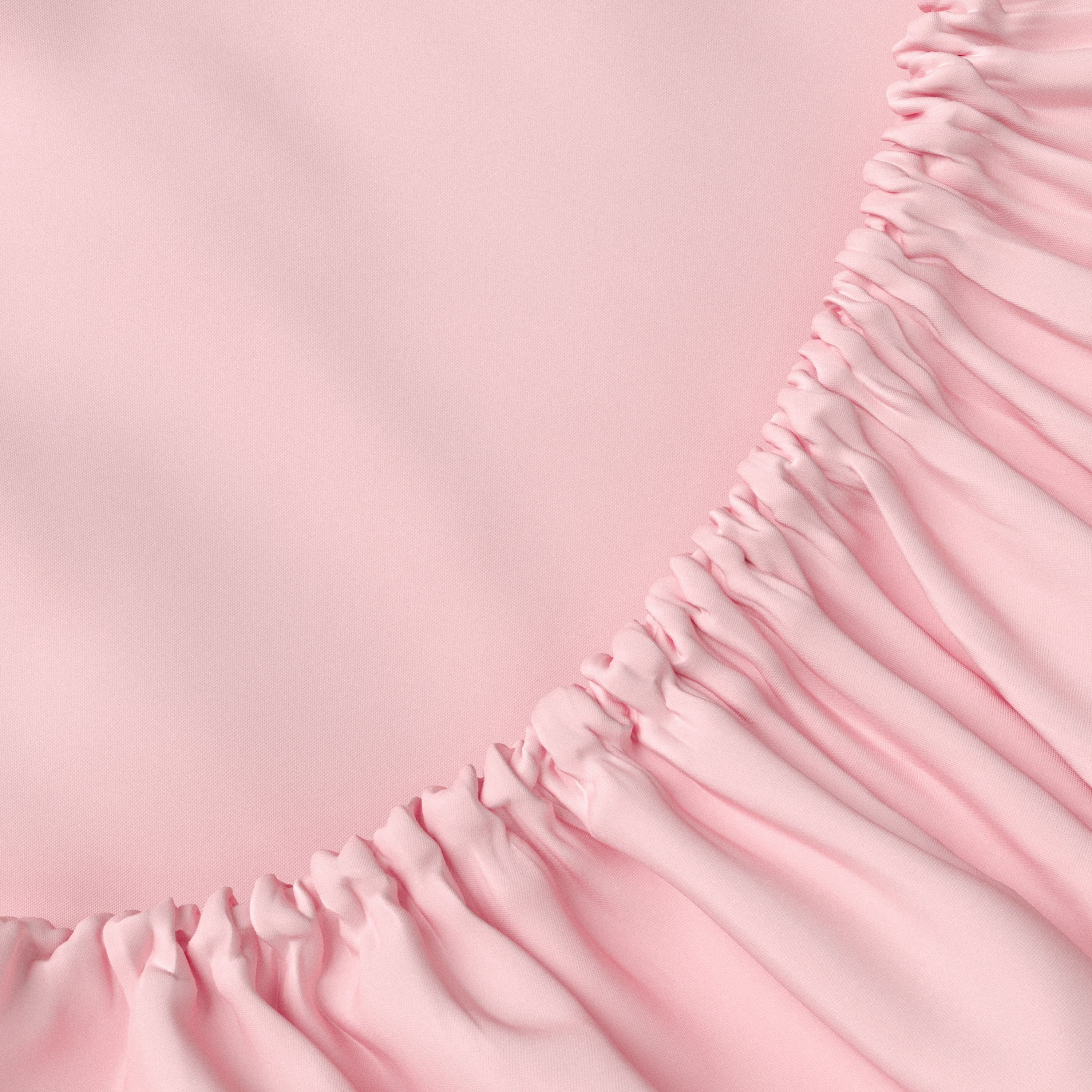 Mainstays Kids Microfiber Bed Sheet Set, Twin, Light Pink, 3 Pieces