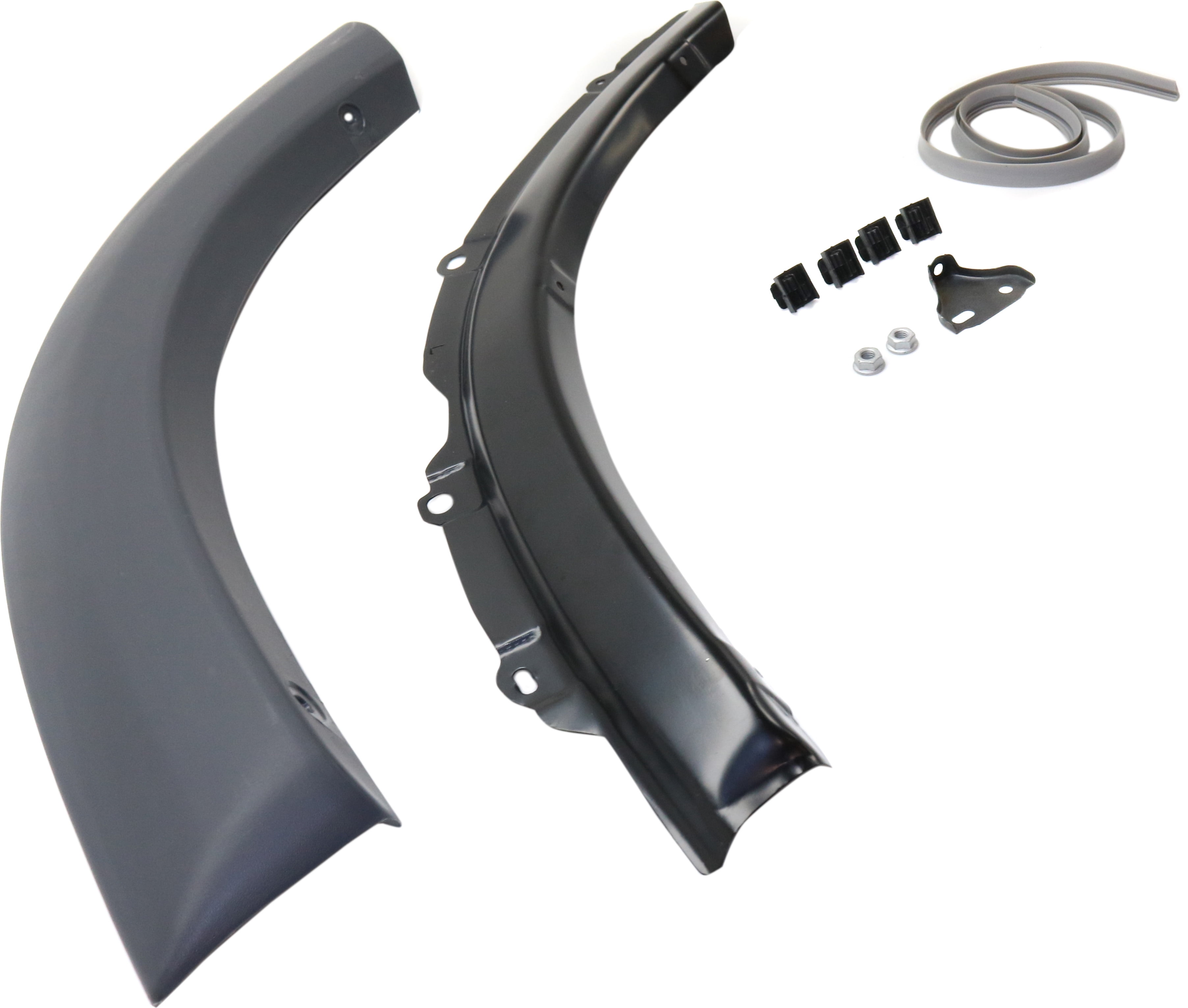 Fender Trim Compatible with 2001-2005 Toyota RAV4 Rear, Left Driver Side, Front Section Paint to Match