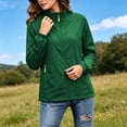 thumbnail image 2 of Lmueinov Plus Size Women's Lightweight Rain Jacket Waterproof Windbreaker Rainjacket for Women Stand Collar Full Zip Outdoor Jacket with Zip Pockets, 2 of 7