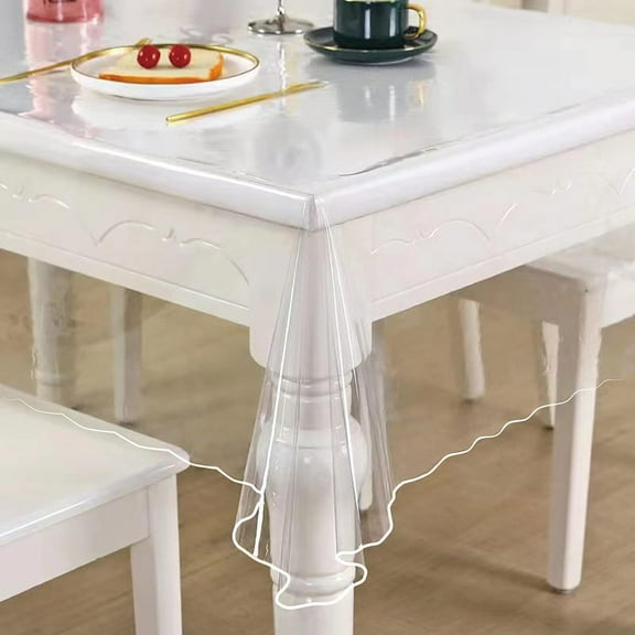 Clear Plastic Table Cover Protector