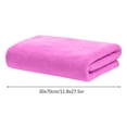 thumbnail image 3 of Hodwiequ 1Pc Towel Shower Absorbent Fiber Soft Comfortable Towel Hot Pink 30*70Cm, 3 of 5