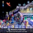 thumbnail image 3 of Icicle Lights for Outside, 13Ft Extendable 96LED Icicle Lights with Twinkling strobes,Sparkling Icicle Lights for Indoor Outdoor Eaves Wedding Prom Christmas Wall Decorations, Cool White, 3 of 8