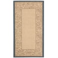 thumbnail image 2 of Safavieh Courtyard Steve Oriental Indoor/Outdoor Area Rug, Natural/Blue, 4' x 5'7", 2 of 9