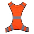 thumbnail image 2 of Chaleco de alta visibilidad BuyWeek reflectante de seguridad para correr de noche ciclismo Lima Naranja, 2 of 2