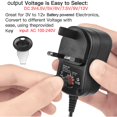 thumbnail image 2 of 12 inch Adaptador de corriente ajustable con clip de CA para decoraciones de luz LED, ventilador de juguetes con termostato, 2 of 5