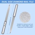 thumbnail image 3 of Dsseng Nail Files-Metal Nail File  Professional Double Sided Nail Files for Natural Nails  Stainless Steel Nail File for Fingernails Toenails  Fingernail File  Nail Files for Home Salon T, 3 of 7