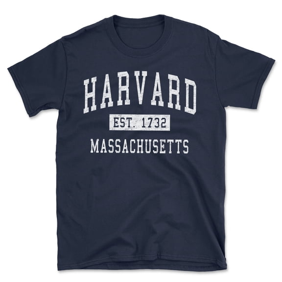 Harvard Massachusetts Classic Established Men's Cotton T-Shirt