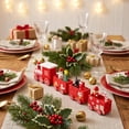 thumbnail image 6 of Christmas Wooden Train Set, Four-Section Mini Train Set Christmas Decorations, Christmas Toys Under Xmas Tree for Party Favor Home Decor, 6 of 6