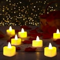 thumbnail image 3 of HD JUNTUNKOR LED Flameless Candles, White, 3.8 x 3.8 cm, 3 of 7