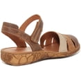 thumbnail image 3 of Josef Seibel Rosalie 44 Women's Ankle Strap Leather Sandal In Brandy Size 6, 3 of 6