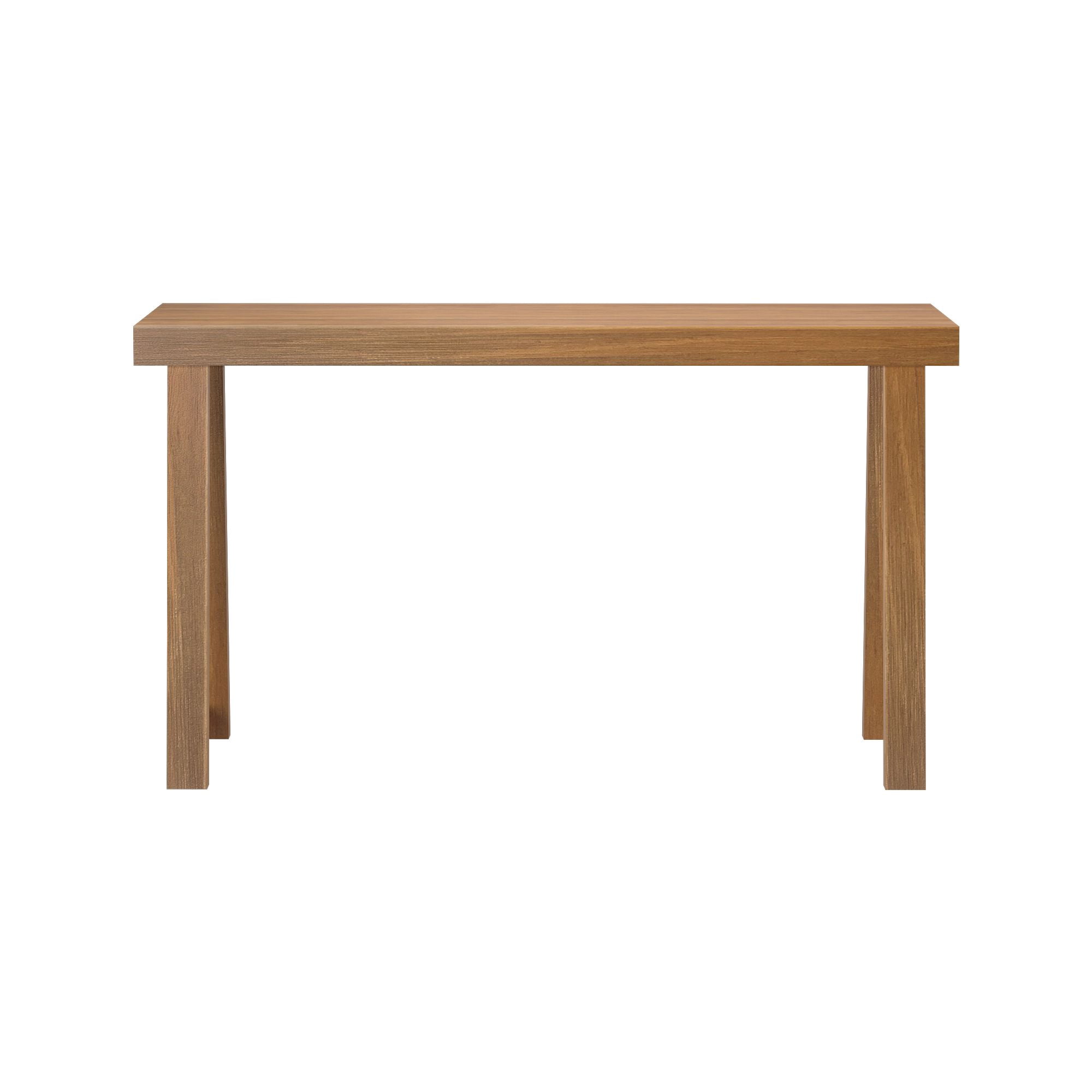 Plank+Beam Solid Wood 56" Console Table, Classic Entryway Table, Narrow Foyer Table