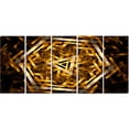 thumbnail image 2 of Fractal 3D Yellowish Hexagon, 2 of 3