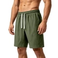 thumbnail image 4 of XuJwPNcy Big and Tall Mens Athletic Shorts Quick Dry Bermuda Shorts Drawstring Waist Workout Sports Shorts with Pockets, 4 of 5
