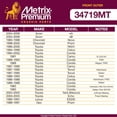 thumbnail image 2 of Metrix Premium Chassis Parts - Front Outer Tie Rod End Fits 04-06 Scion xA, 04-06 xB, 85-88 Chevrolet Nova, 98-02 Prizm, 96-00 Toyota RAV4, 94-99 Celica, 89-97 Geo Prizm, ES2382, Made in Europe, 2 of 6
