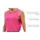 thumbnail image 4 of Remera CRZ YOGA de Algodón Pima Cropped sin Mangas Rosa XS, 4 of 7