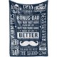 thumbnail image 1 of LHSHID Father's Day Birthday Gifts for Dad to My Dad Gifts from Daughter Son Best Dad Gifts Ideas Soft Throw Blanket Bonus Dad 60"x80", 1 of 7