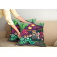 thumbnail image 2 of Ambesonne Colorful Throw Pillow Cover 2 Pack, Worm Mushroom House, 20", Multicolor, 2 of 5