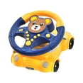 thumbnail image 4 of Simulación de autos Volante de conducción con canciones y música Juguete de aprendizaje divertido Volante de juguete para niños de 3 4 5 6 años Niños Oso, 4 of 9