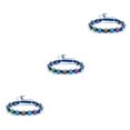 thumbnail image 4 of Jumpingount trenzada longitud ajustable hilo elástico tejida joyería de mujer encanto multicolor cadena de mano Unisex Type1 NO1, 4 of 6