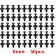 thumbnail image 1 of 8mm/6mm Plastic Rivets Fasteners Screw Car Fender Bumper Screws Clips Rivets Auto 8mm Hole Plastic Push Pin Clip Car Accessories, 1 of 5