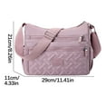 thumbnail image 3 of Btomtd Women's Classic Shoulder Bag, Casual Nylon Handbag and Lightweight Purse, Crossboday Bag and Messenger Bag for Everyday Fashion, Purple, 3 of 9