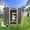 Gray, variant on Kosynda 6' x 4' Outdoor Storage Shed with Air Vents, Galvanized Metal Tool Storage House with Sliding Door for Garden, Lawn, Backyard, Outdoor, Gray