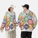thumbnail image 4 of Fotbe Travel Stamp Chaqueta con Protección Solar UPF 50+ para Hombre y Mujer, Camisa con Capucha y Bolsillos-XX-Large, 4 of 7