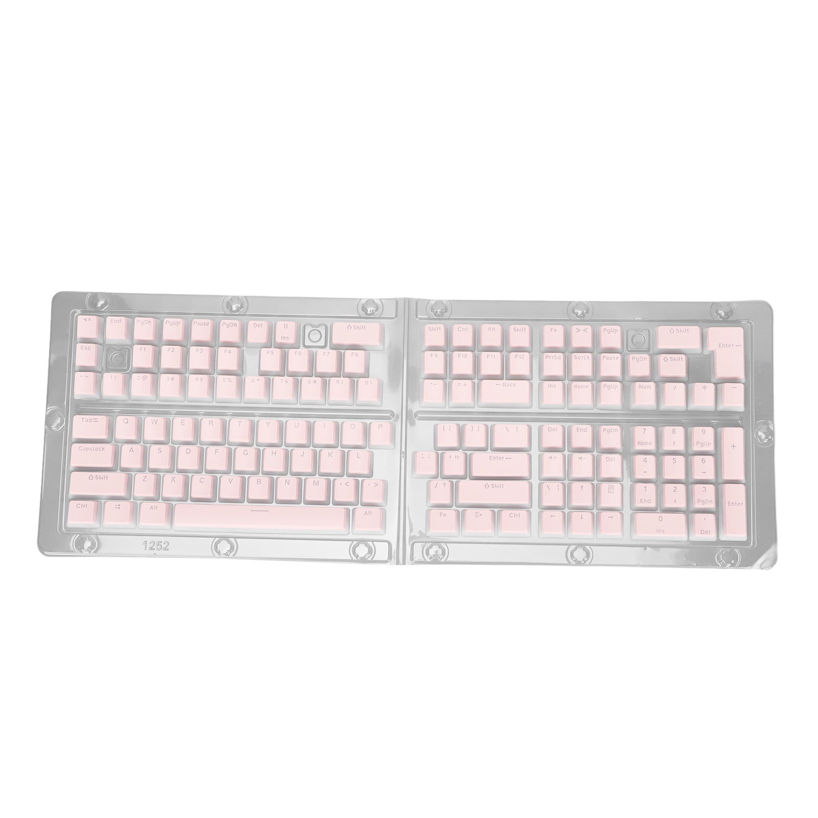 Zaqw Keyboard Keycaps, 129 Keys Pastel Keycaps For Mechanical Keyboards