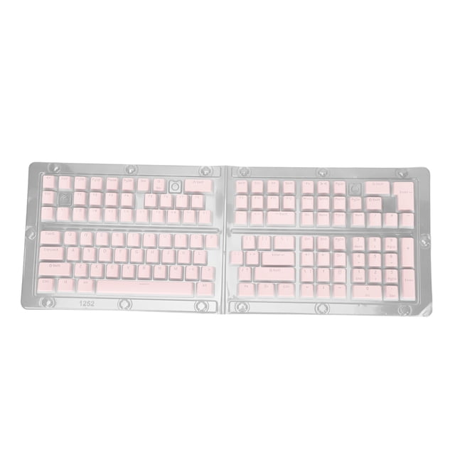 Teclas De Teclado Teclas Transparentes De Pudín Mate De Brillo Cero Para Teclados Mecánicos