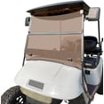 thumbnail image 1 of Huskey Foldable Tinted Golf Cart Windshield Compatible with EZGO TXT 1994 to 2013 W/ 3/4" Struts | 3/16" Thick with Bottom Rubber Body Protection Gasket | 25% thicker than most Aftermarket Windshields, 1 of 4