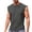 Black, variant on Men's Big and Tall Tank Tops Cotton and Linen Sleeveless Crewneck Workout Cut Off Shirts Casual Muscle Gym T Shirts