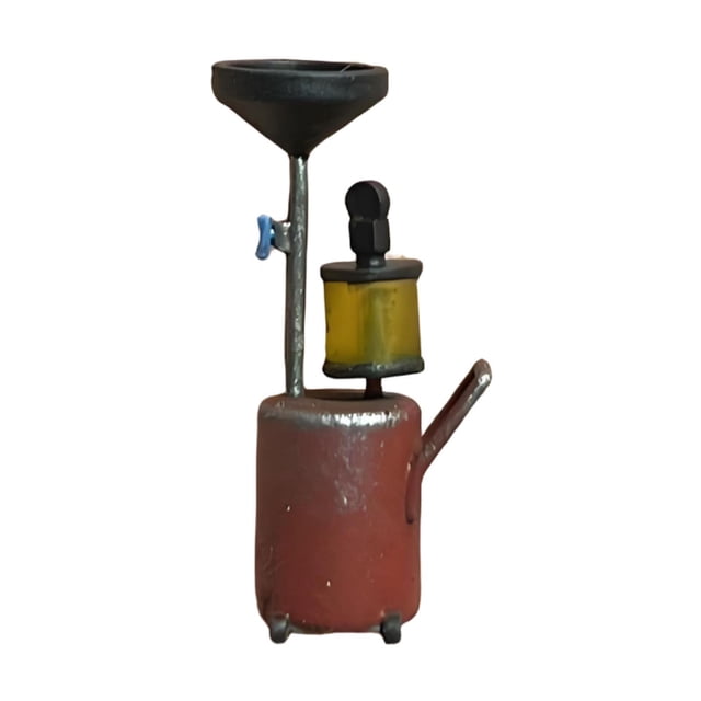 arctrm Miniature Oil Pumping Model, Oil Pump Diorama Accessory, Simulated Tank, Compact red new
