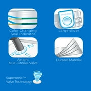 MagicBag Variety Pack Vacuum Storage Bags, 8 Pack Flat Compression Bags for Clothing & Bedding, Space Saving & Airtight